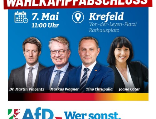 Am Samstag in Krefeld!