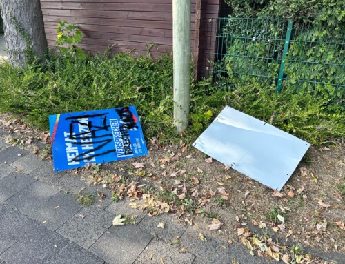Plakate – Zerstörung und Diebstahl im Kreis Wesel